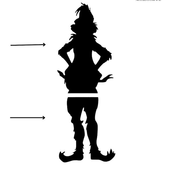 Christmas Large window Cling Silhouette Decal:Reusable+ Durable 31 H - Picture 7 of 7